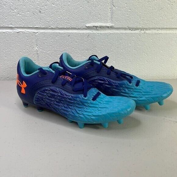 new under armor track shoes 8.5 blue cleats ombré clone magnetico pro FG Elite - Picture 1 of 7